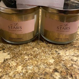 Bath and Body works in the stars candle